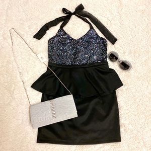 Gorgeous black sequin dress (size M)